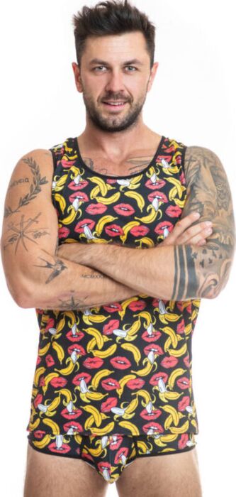 Camiseta Erótica ANAIS MEN Banana Top S - Sexy y Única