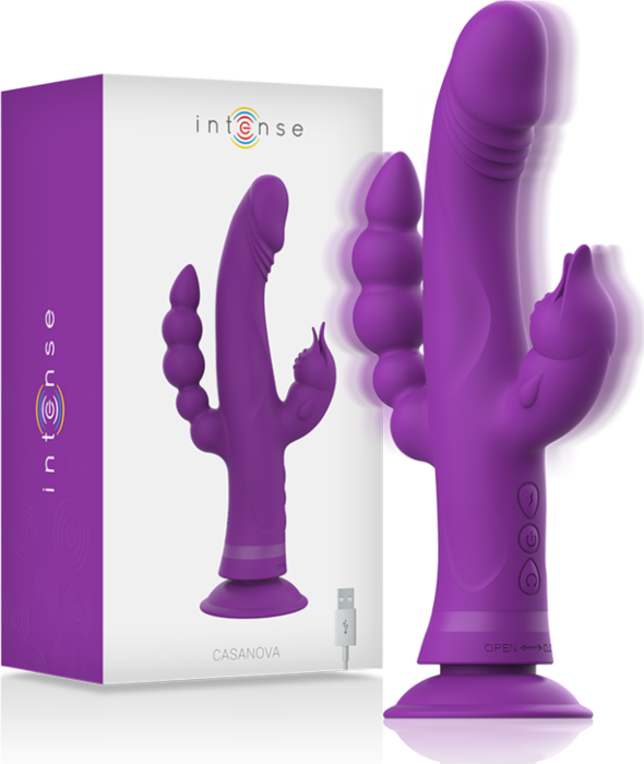 Casanova Triple Vibrador Morado
