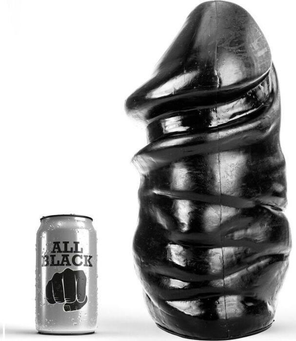Gode anal ALL BLACK 33 cm sans testicules Gode anal ALL BLACK 33 cm sans testicules