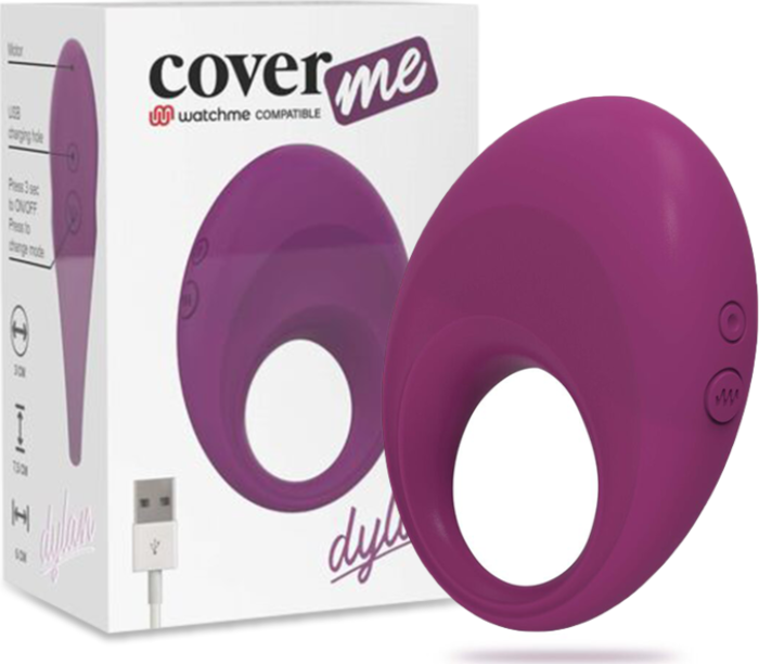 Coverme dylan anillo recargable 10 velocidades sumergible Coverme dylan anillo recargable 10 velocidades sumergible