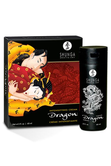 Crème d'augmentation d'érection Shunga Dragon - Effet feu-glace
