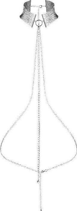 Dãsir mãtallique collar metãlico plateado