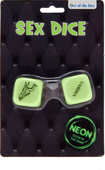 Dés fluorescents Out Of The Blue à phrases anglaises Dés fluorescents Out Of The Blue à phrases anglaises