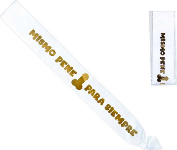 Bandeau Diablo Picante avec design de pénis métallisé Bandeau Diablo Picante avec design de pénis métallisé