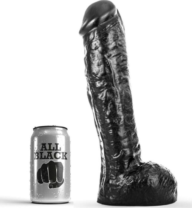 Dildo ALL BLACK DONG 29 cm tige épaisse Dildo ALL BLACK DONG 29 cm tige épaisse