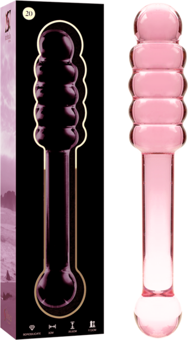 Dildo Cristal Rosa Nebula 20