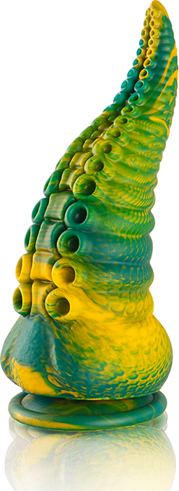 Dildo EPIC Cetus Verde Pequeño - Placer Mitológico Dildo EPIC Cetus Verde Pequeño - Placer Mitológico