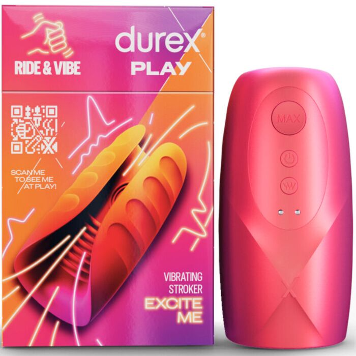 Masturbateur DUREX Ride & Vibe avec vibrations puissantes