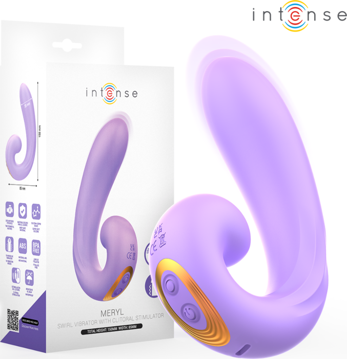 Estimulador Clítoris Intense Meryl Doble Vibración Estimulador Clítoris Intense Meryl Doble Vibración