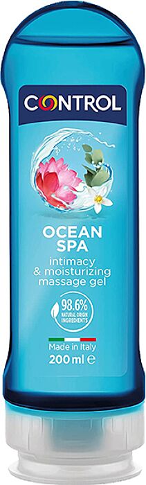 Gel de massage 2‑en‑1 Control Lubes Mediterranean Sea