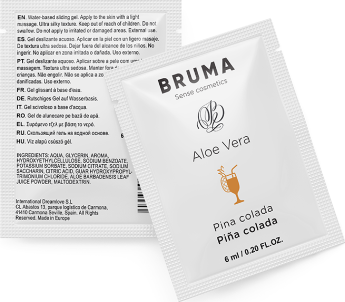 Gel Deslizante BRUMA 6 ML Aloe Vera Piña Colada
