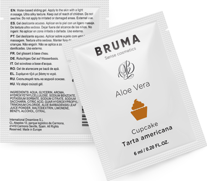 Gel Deslizante BRUMA 6 ML Sabor Tarta Americana