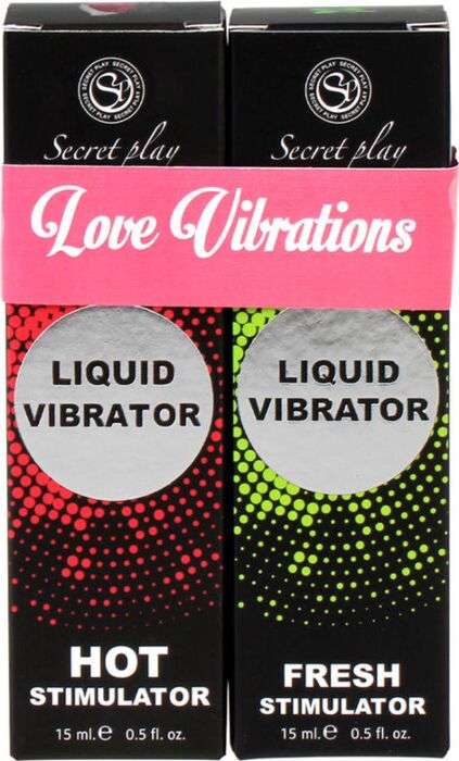 Vibrateur liquide Pack Love Vibrations - SECRETPLAY Vibrateur liquide Pack Love Vibrations - SECRETPLAY