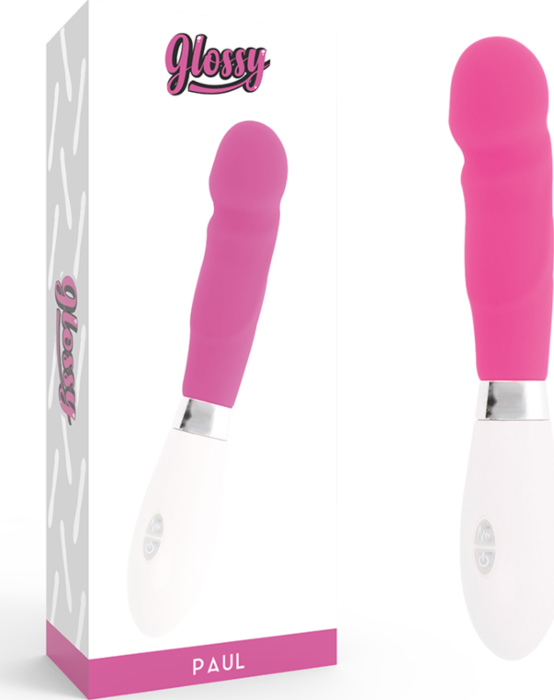 Glossy paul vibrador rosa