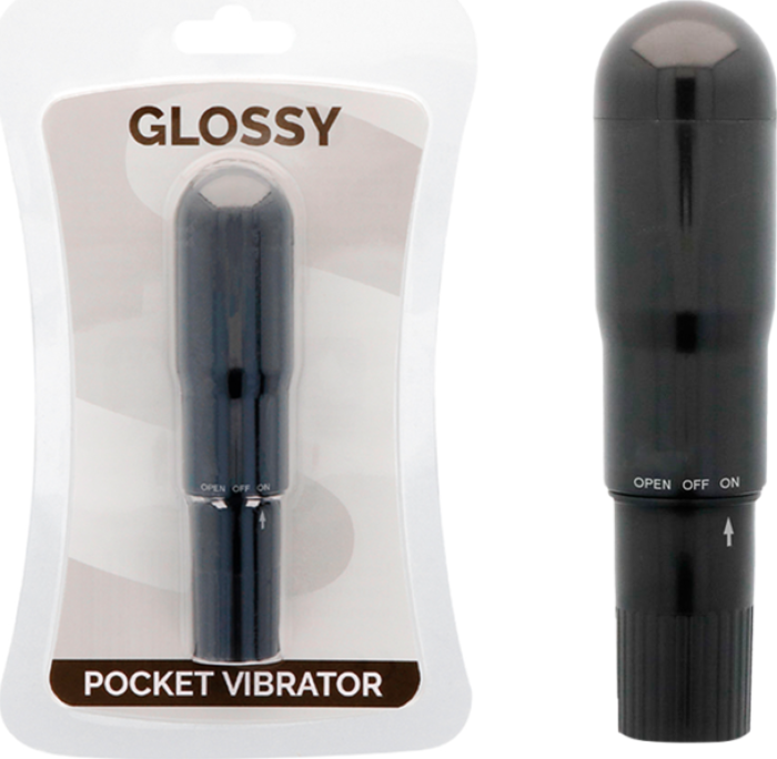 Glossy pocket vibrador negro Glossy pocket vibrador negro