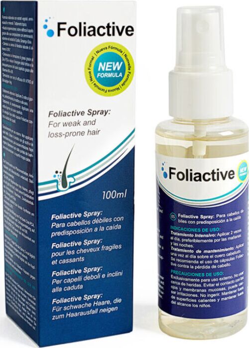 Hidratante pour Cheveux 500COSMETICS Foliactive Spray 100 ml