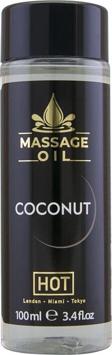 Huile de massage comestible HOT Coconut 100 ml Huile de massage comestible HOT Coconut 100 ml