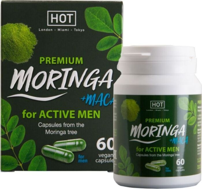 Cápsules pour hommes HOT Moringa Men - Vitalité masculine. Cápsules pour hommes HOT Moringa Men - Vitalité masculine.