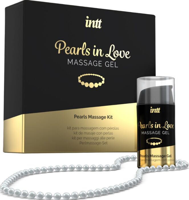 Intt pearls in love - gel de masaje con collar de perlas Intt pearls in love - gel de masaje con collar de perlas