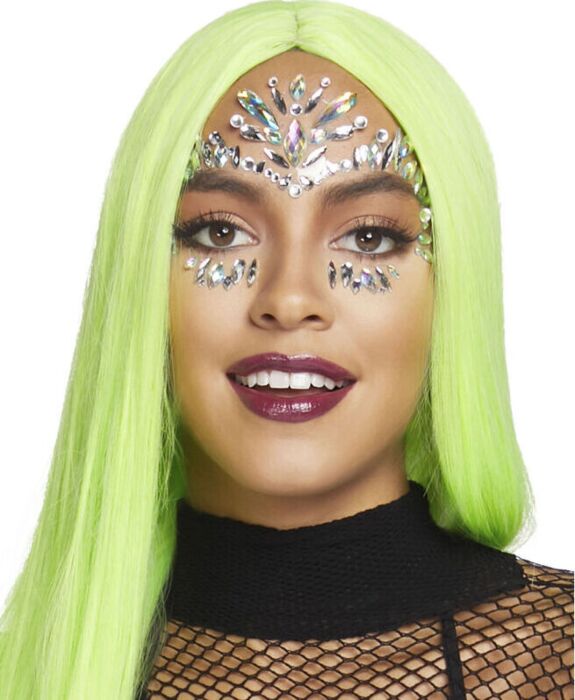 Iris joyas para el rostro autoadhesivas