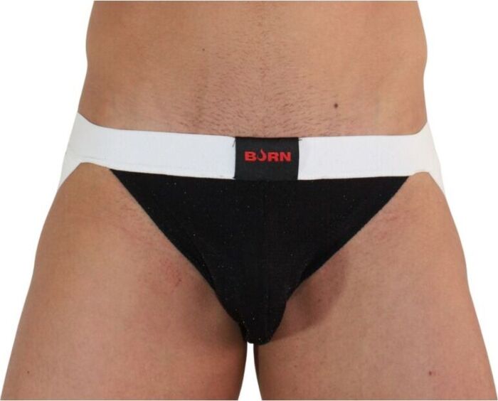 Jockstrap BURN 004 Negro Brillante - Sensualidad Total