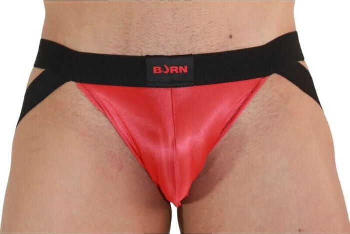 Jockstrap BURN 010 Rojo/Negro | Estilo y Comodidad