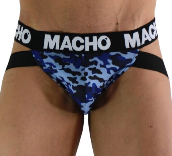 Jockstrap MACHO MX28MA Azul Soporte Perfecto