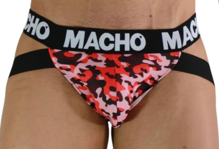 Jockstrap MACHO MX28MR Rojo - Soporte y Estilo Jockstrap MACHO MX28MR Rojo - Soporte y Estilo