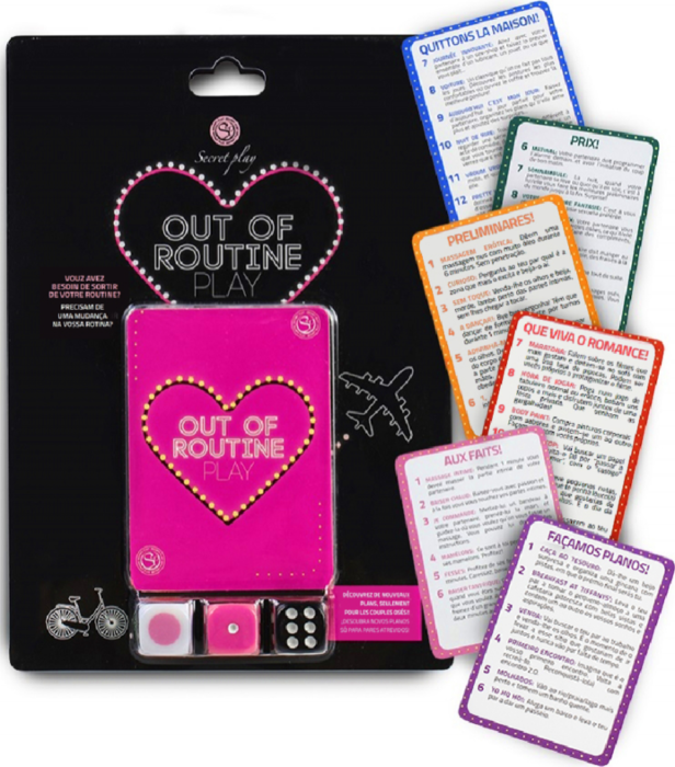 Jeu SECRETPLAY OUT OF ROUTINE PLAY avec 72 défis