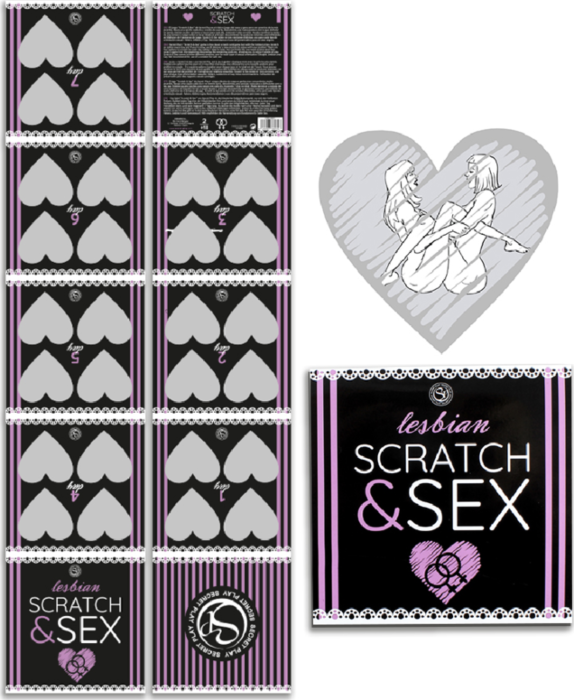 Jeu Scratch & Sex SECRETPLAY — Postures lesbiennes