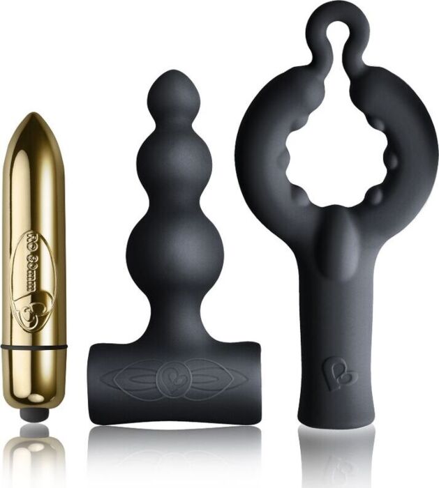 Pack pour couples ROCKS-OFF Silhouette — kit vibrant Pack pour couples ROCKS-OFF Silhouette — kit vibrant