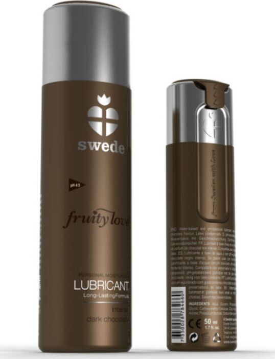 Lubrifiant SWEDE Fruity Love Chocolat Noir 100 ml Lubrifiant SWEDE Fruity Love Chocolat Noir 100 ml