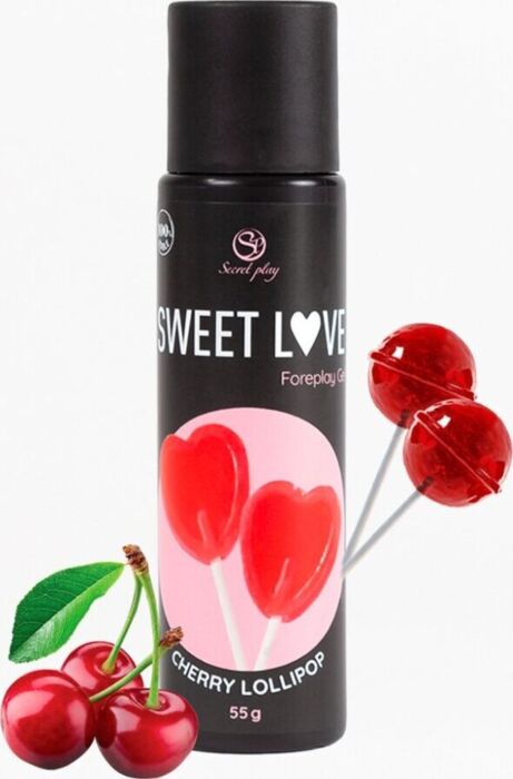 Lubrifiant comestible SECRETPLAY Cereza Lollipop 60 ml Lubrifiant comestible SECRETPLAY Cereza Lollipop 60 ml