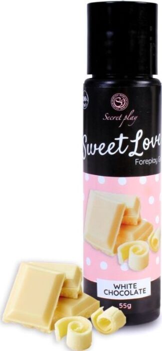 Lubrifiant comestible SECRETPLAY chocolat blanc 60 ml Lubrifiant comestible SECRETPLAY chocolat blanc 60 ml