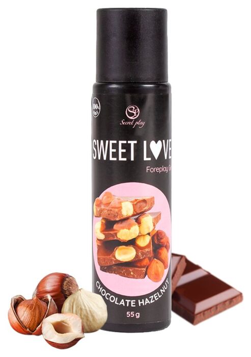 Lubrifiant Secretplay Gel Sweet Love Chocolat à la Noisette 60 ml