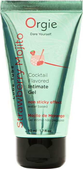 Lubrifiant Orgie Lube Tube Cocktail fraise mojito 50 ml