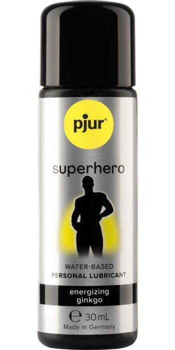 Lubricante Pjur Superhero Glide 30 ml con Ginkgo Lubricante Pjur Superhero Glide 30 ml con Ginkgo