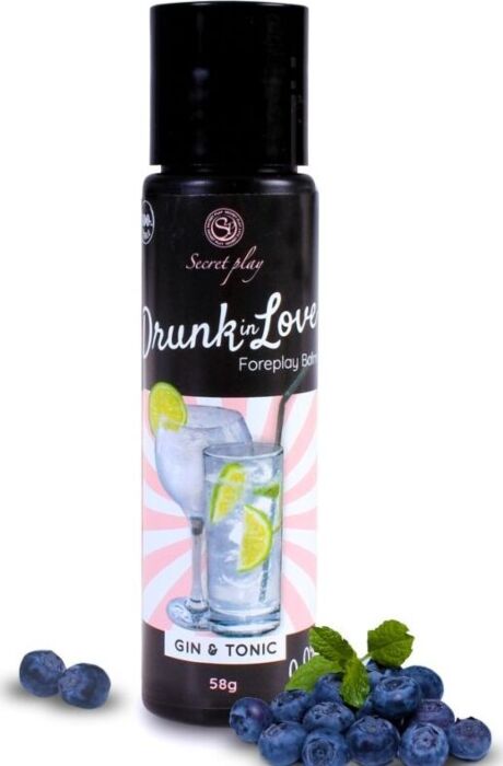 Lubrifiant Secretplay Drunk in Love Gin Tonic 60 ml Lubrifiant Secretplay Drunk in Love Gin Tonic 60 ml