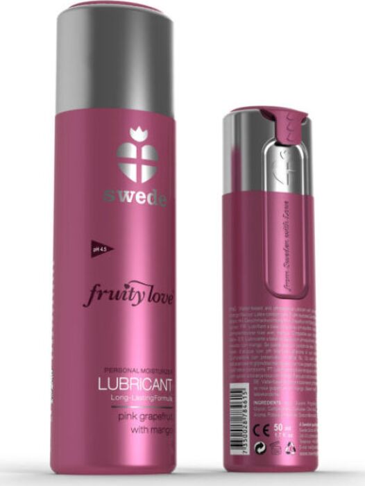 Lubrifiant SWEDE Fruity Love Pamplemousse Rose & Mangue
