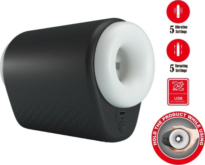 Masturbador Masculino Pretty Love DJ Girl con Vibración Masturbador Masculino Pretty Love DJ Girl con Vibración