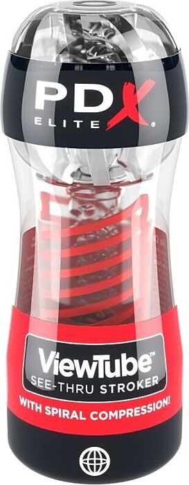 Masturbador PDX ELITE ViewTube 2 Transparente Masturbador PDX ELITE ViewTube 2 Transparente