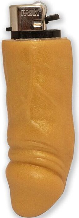 Mechero Diablo Picante Pene Dorado Único