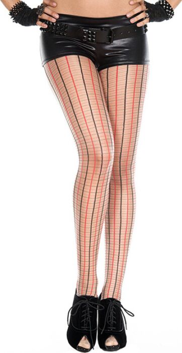 Bas Music Legs à carreaux, coupe sensuelle Bas Music Legs à carreaux, coupe sensuelle