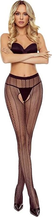 Medias PASSION TIOPEN 040 Crotchless Negros Medias PASSION TIOPEN 040 Crotchless Negros