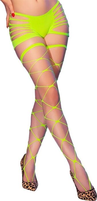 Medias Rejilla Chilirose CR 4867 Verde Neón