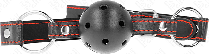 Mordaza de bola KINK 4.5 cm Silicona Negra
