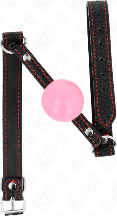 Mordaza de Bola KINK Rosa 4 cm | Placer y Control