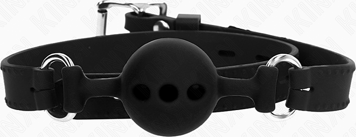 Mordaza KINK Collar & Gag Silicona Ajustable