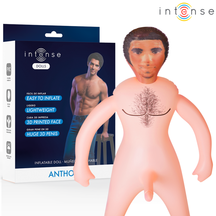 Muñeco Hinchable Anthony Intense Dolls Pene 3D Muñeco Hinchable Anthony Intense Dolls Pene 3D
