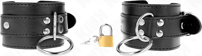 Muñequera BDSM KINK Ajustable con Candado